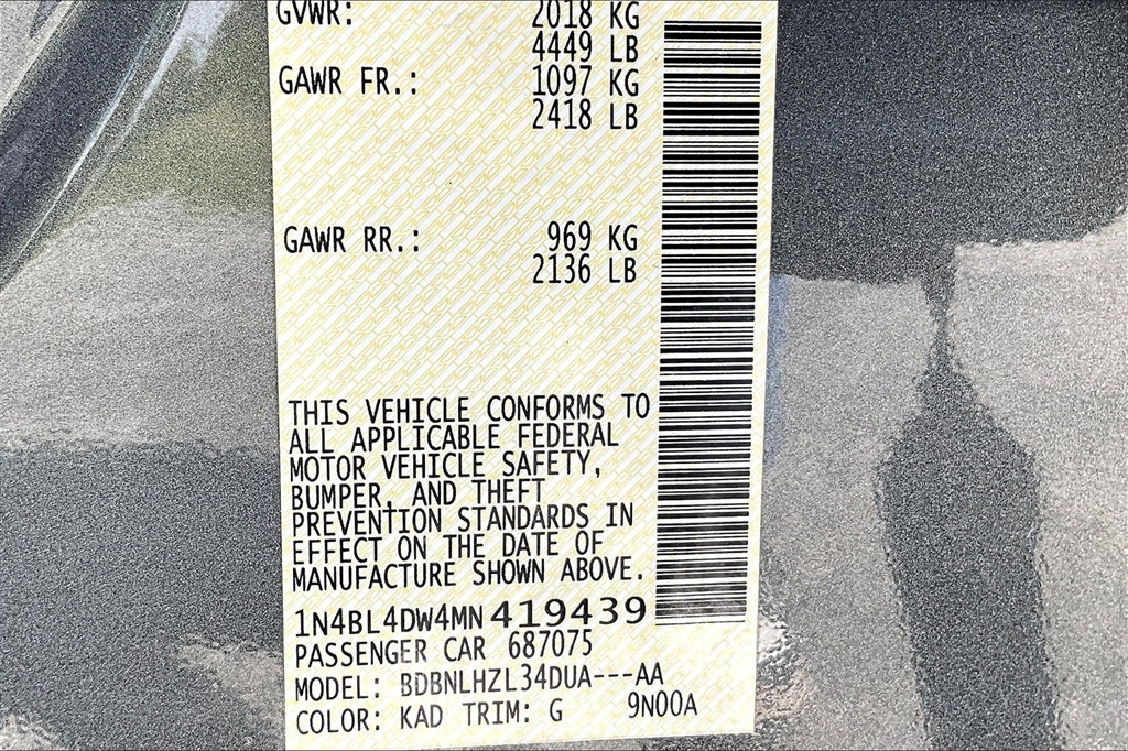 2021 Nissan Altima 2.5 SV - Photo 36