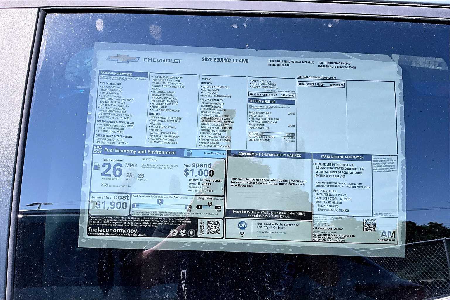 2026 Chevrolet Equinox AWD LT - Photo 17