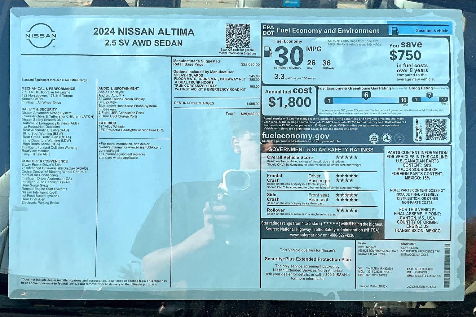 2024 Nissan Altima 2.5 SV - Photo 16