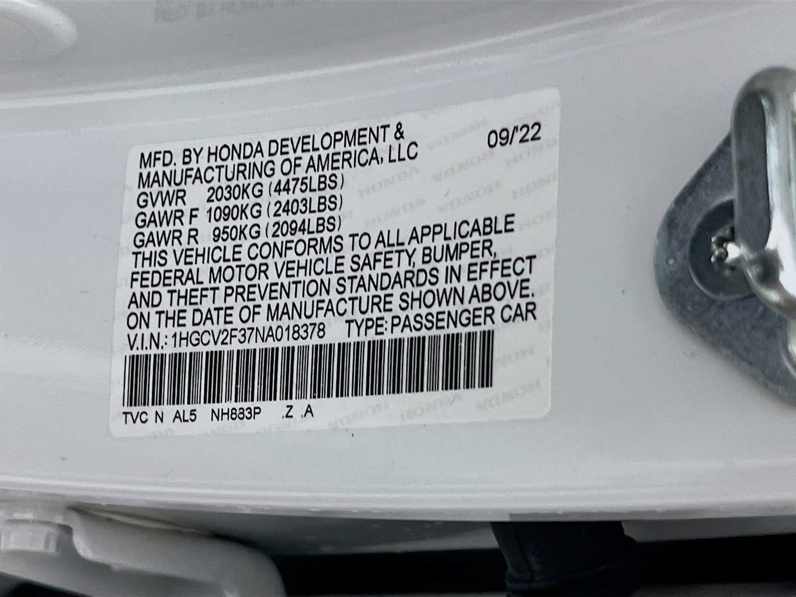 2022 Honda Accord Sport - Photo 32