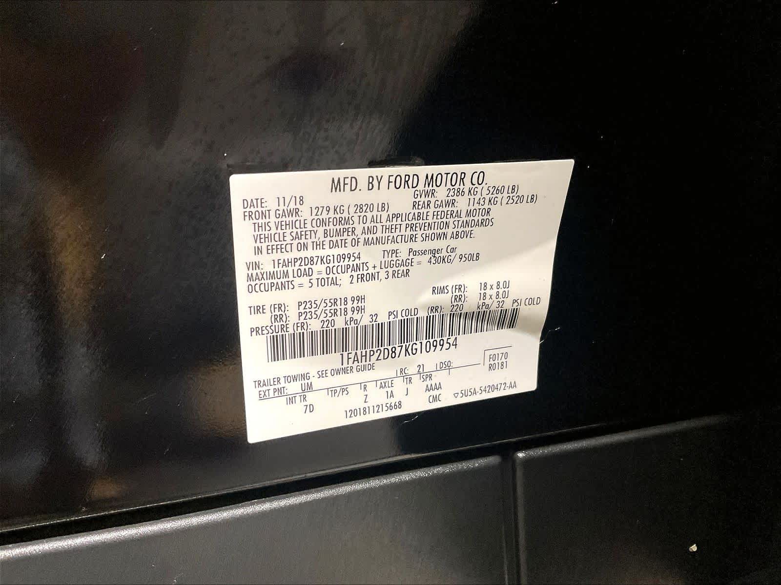 2019 Ford Taurus SE - Photo 35