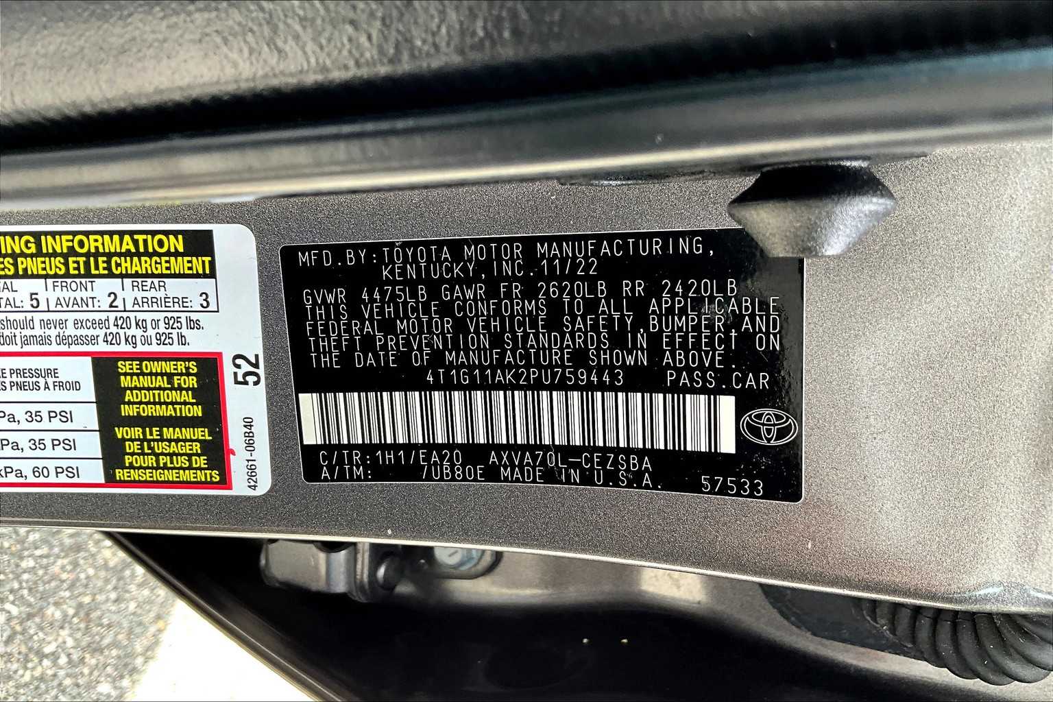 2023 Toyota Camry SE - Photo 35