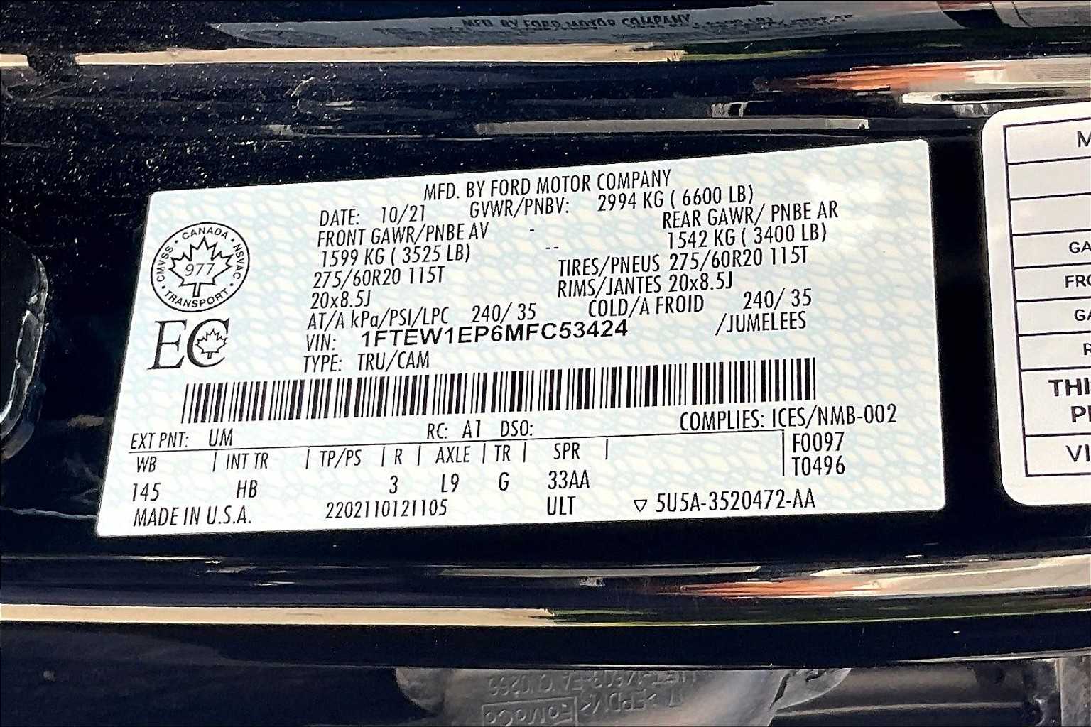 2021 Ford F-150 LARIAT - Photo 35