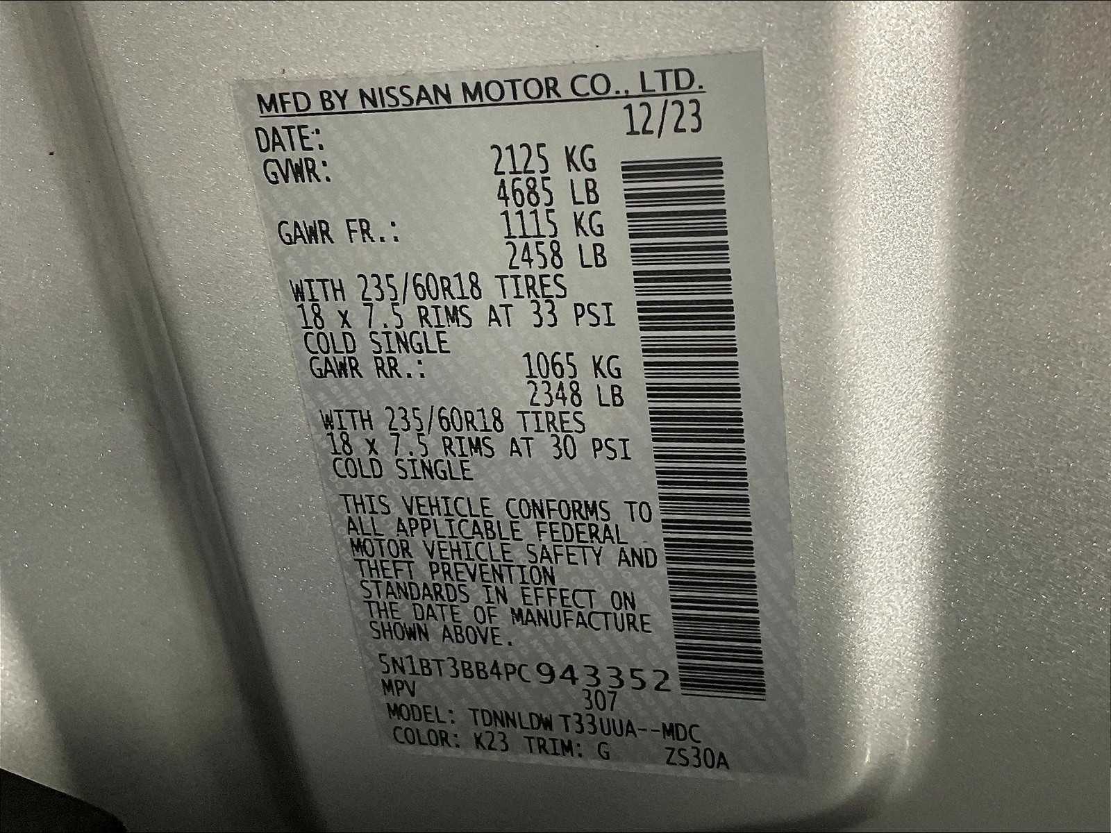2023 Nissan Rogue SV - Photo 35
