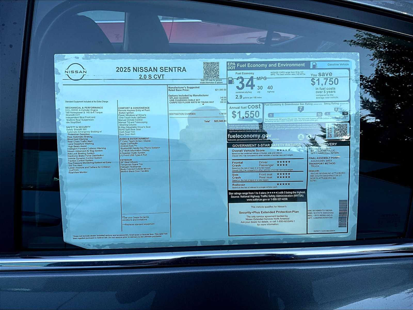 2025 Nissan Sentra S - Photo 17