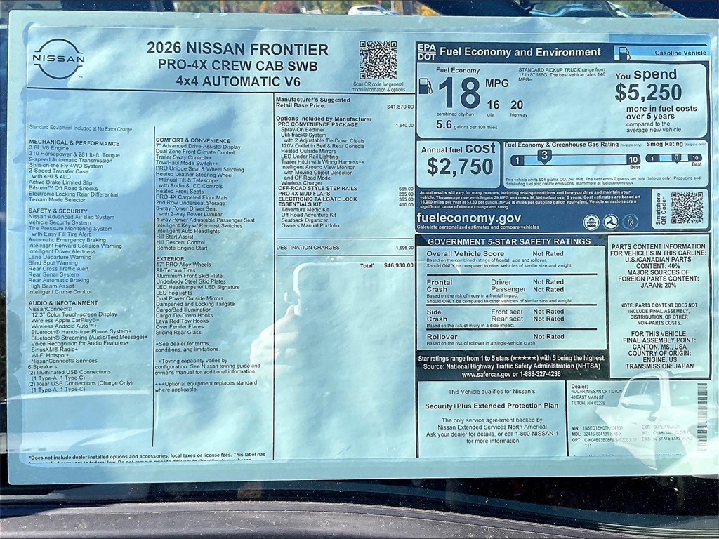 2026 Nissan Frontier PRO-4X - Photo 17