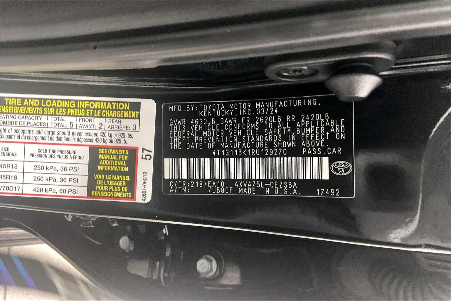 2024 Toyota Camry SE - Photo 35