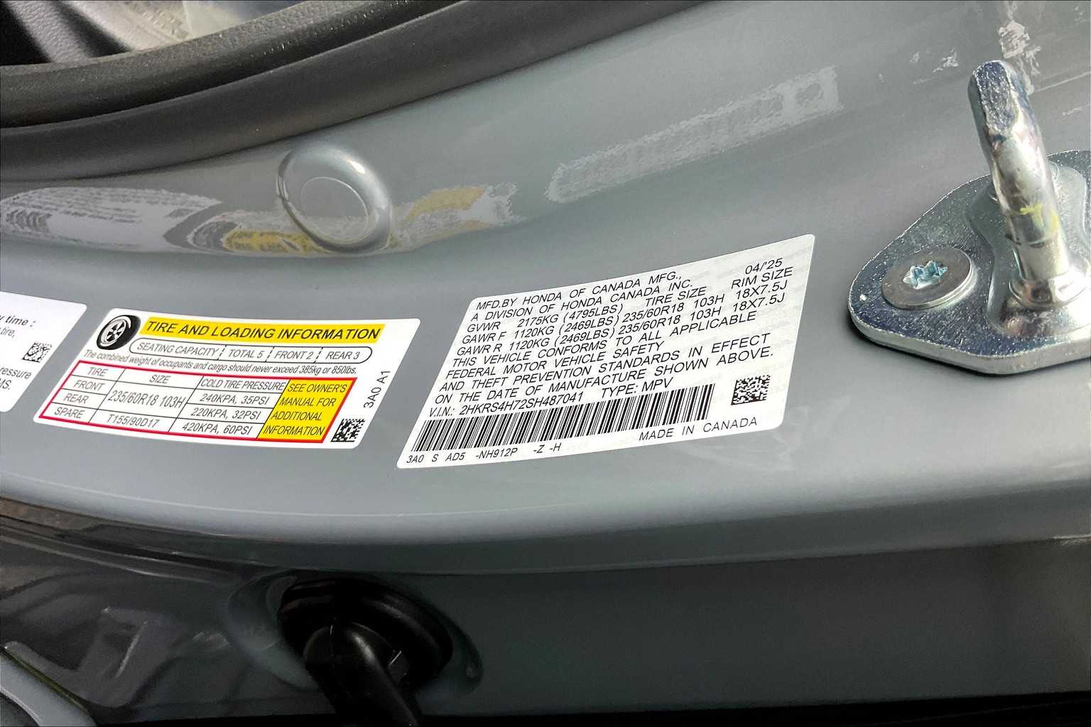 2025 Honda CR-V EX-L - Photo 18