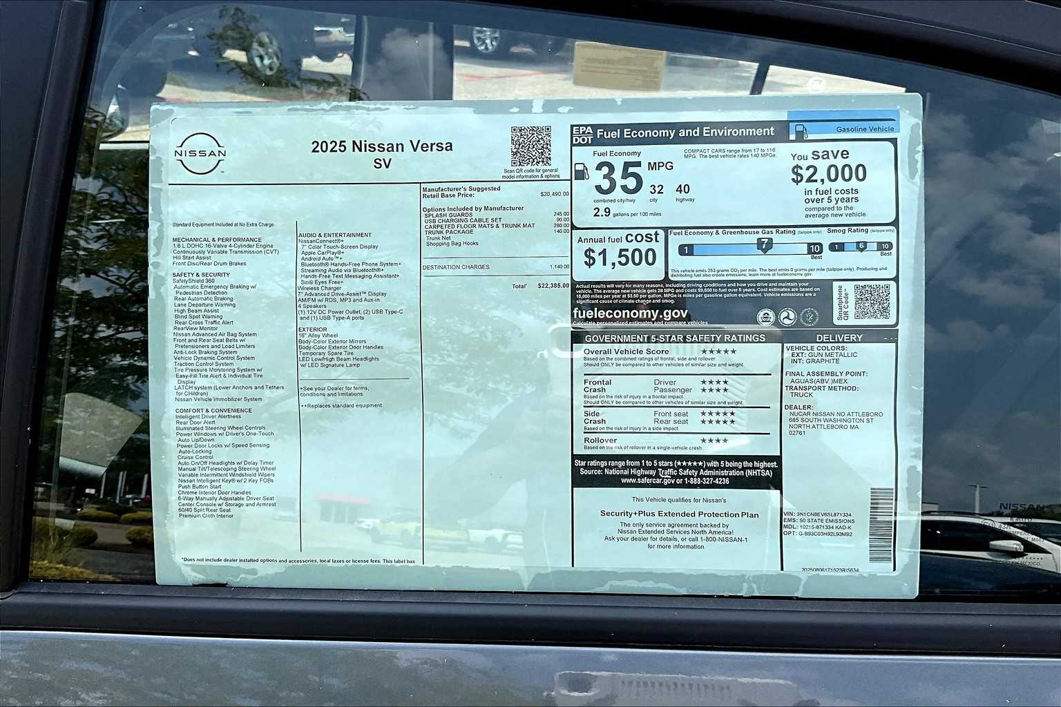 2025 Nissan Versa SV - Photo 18