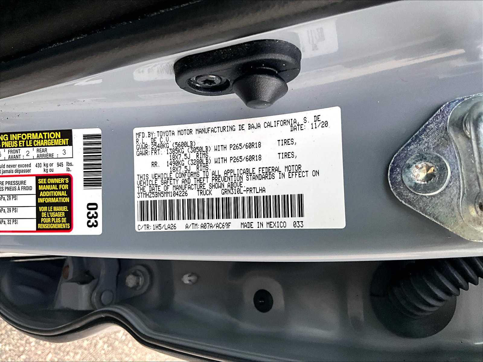2021 Toyota Tacoma Limited - Photo 35