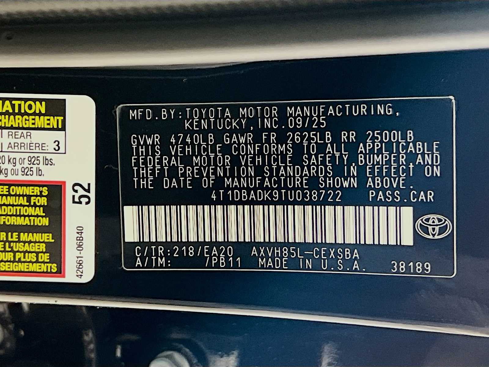2026 Toyota Camry SE - Photo 20