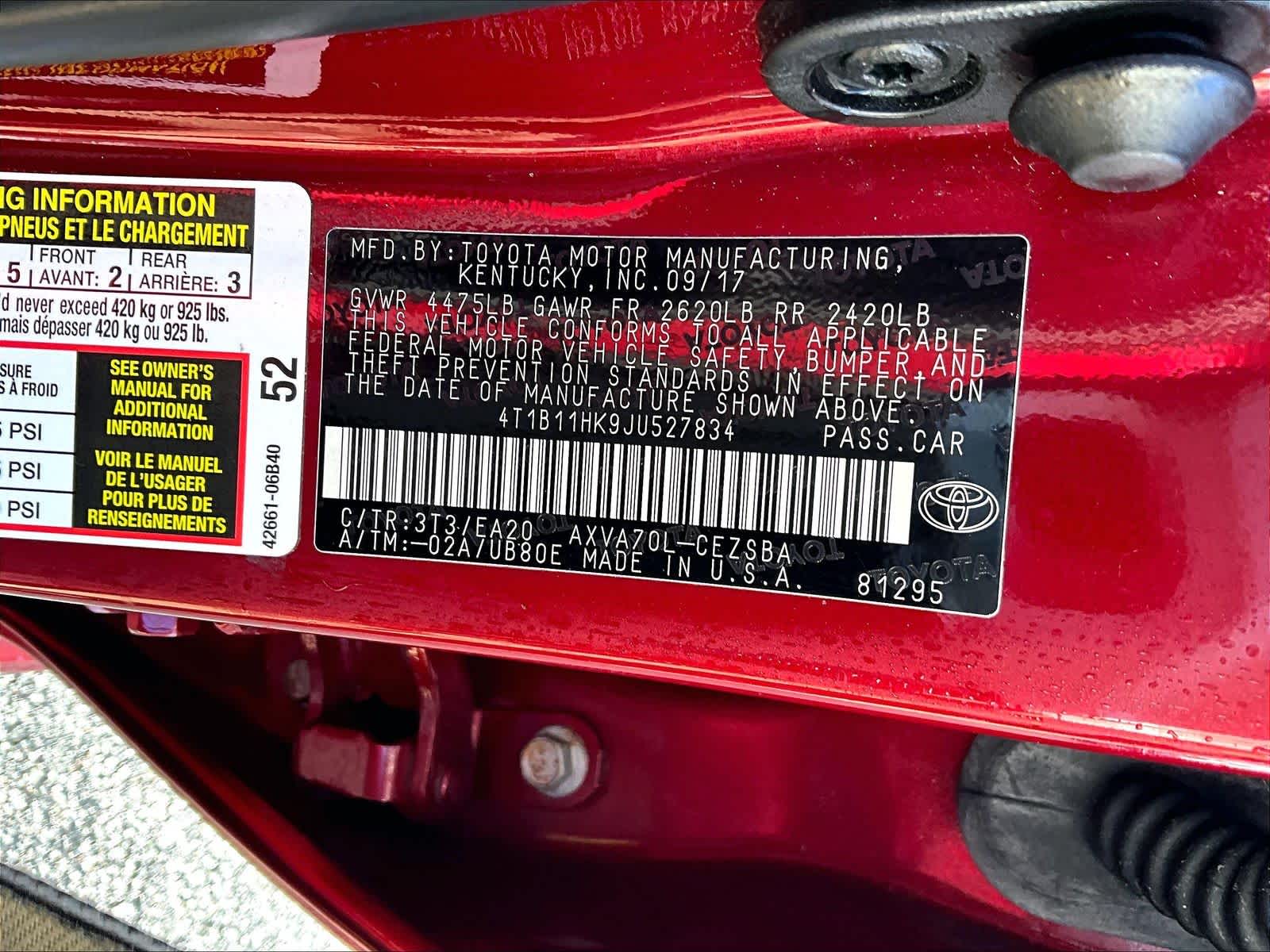 2018 Toyota Camry SE - Photo 34