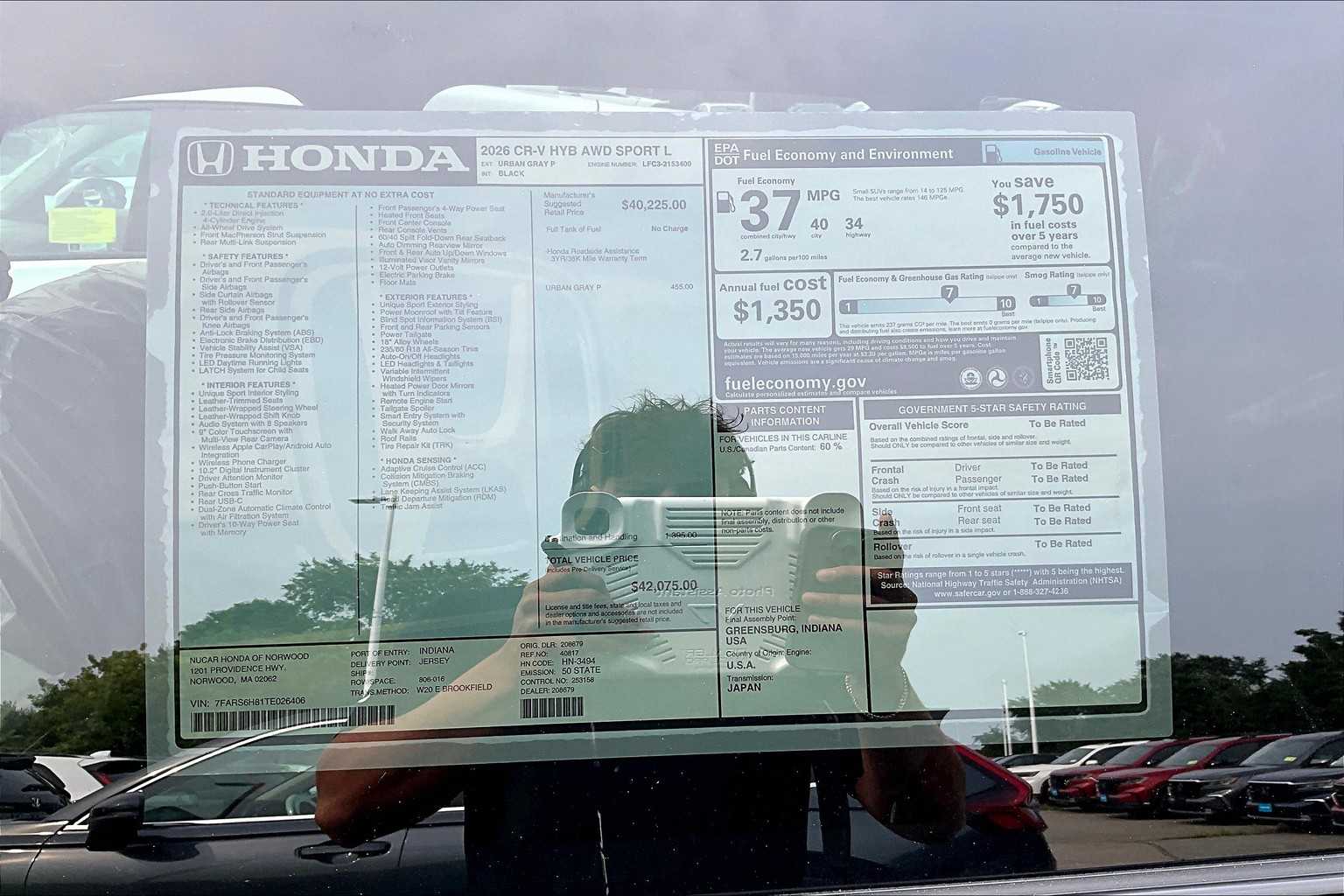 2026 Honda CR-V Hybrid Sport-L - Photo 17