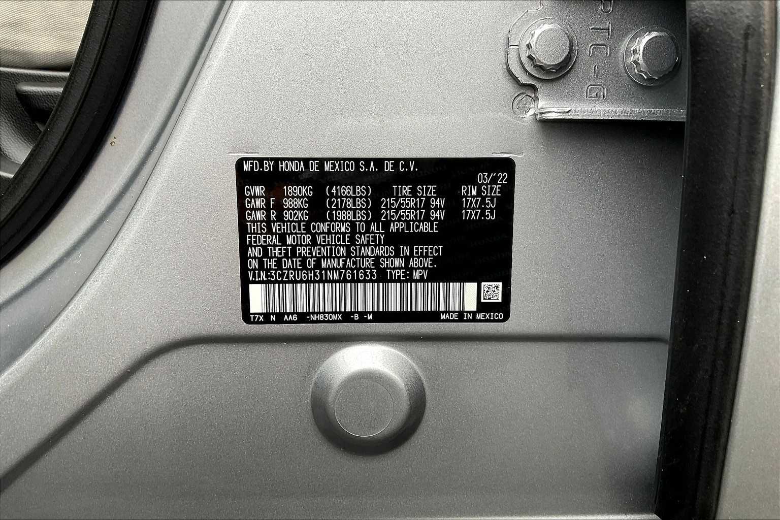 2022 Honda HR-V LX - Photo 35
