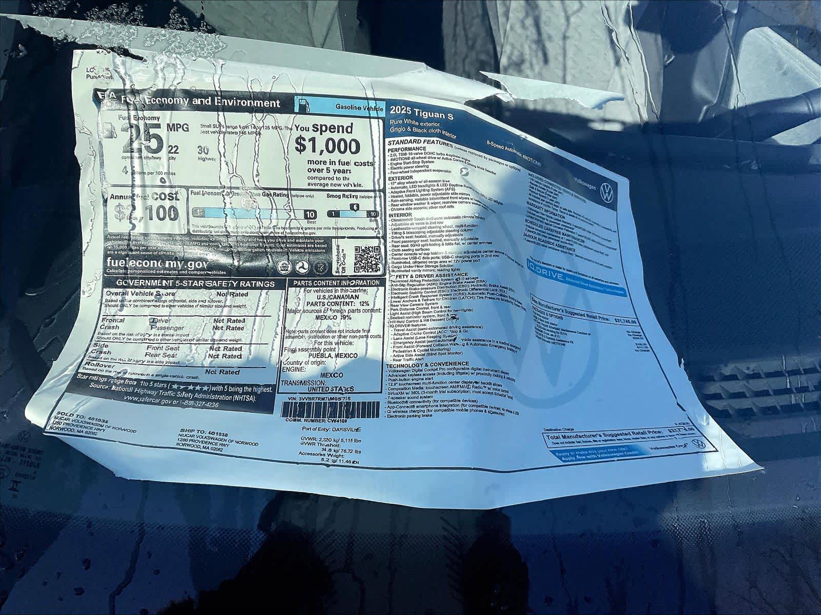 2025 Volkswagen Tiguan S - Photo 18