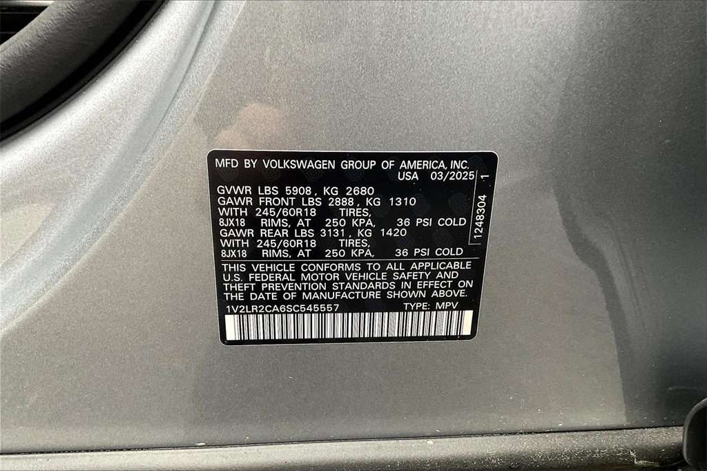 2025 Volkswagen Atlas 2.0T SE - Photo 16