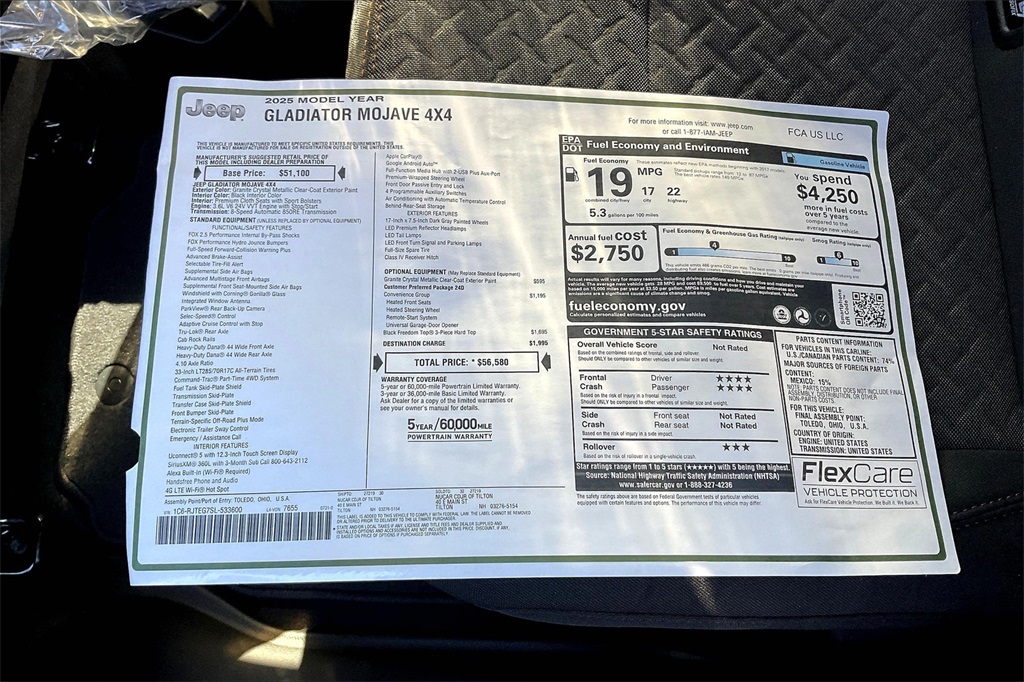 2025 Jeep Gladiator Mojave - Photo 16
