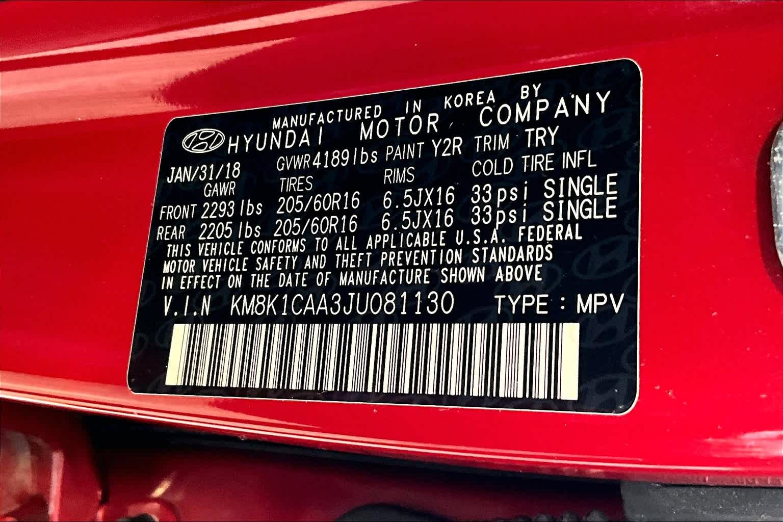 2018 Hyundai Kona SE - Photo 37