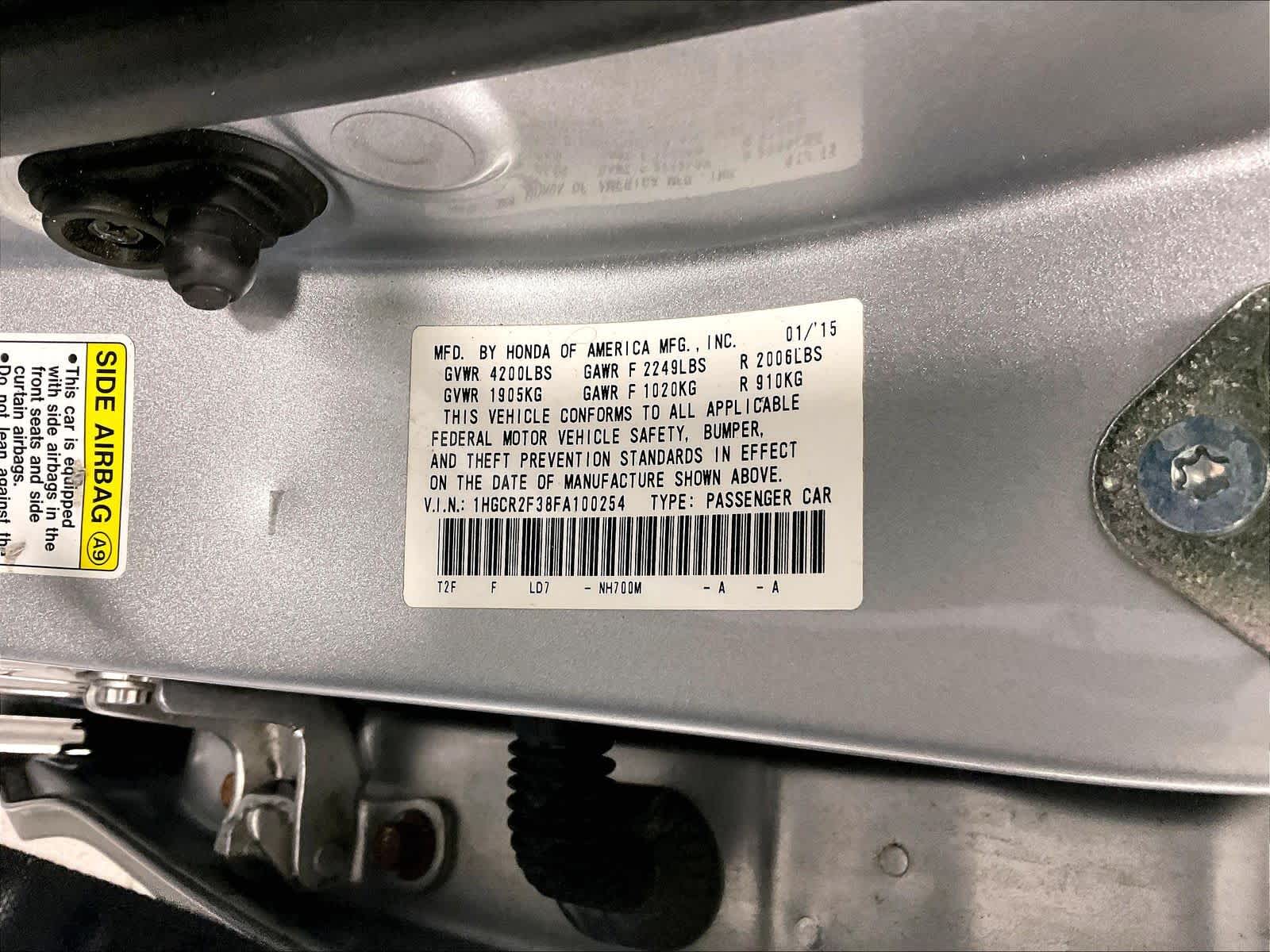 2015 Honda Accord LX - Photo 35