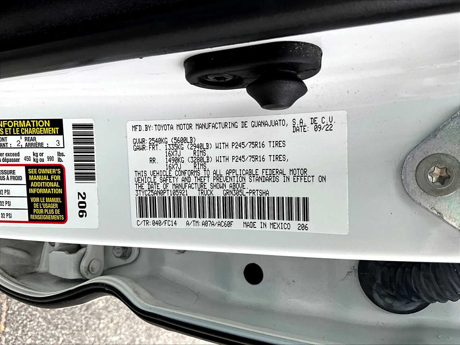 2023 Toyota Tacoma SR5 - Photo 36