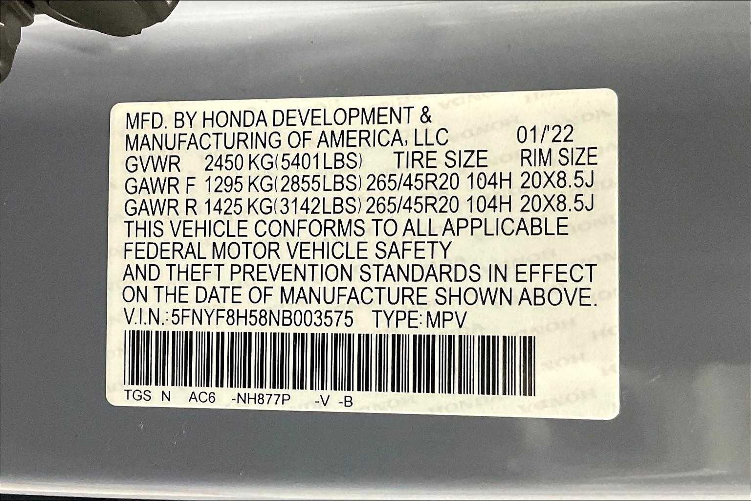 2022 Honda Passport EX-L - Photo 36