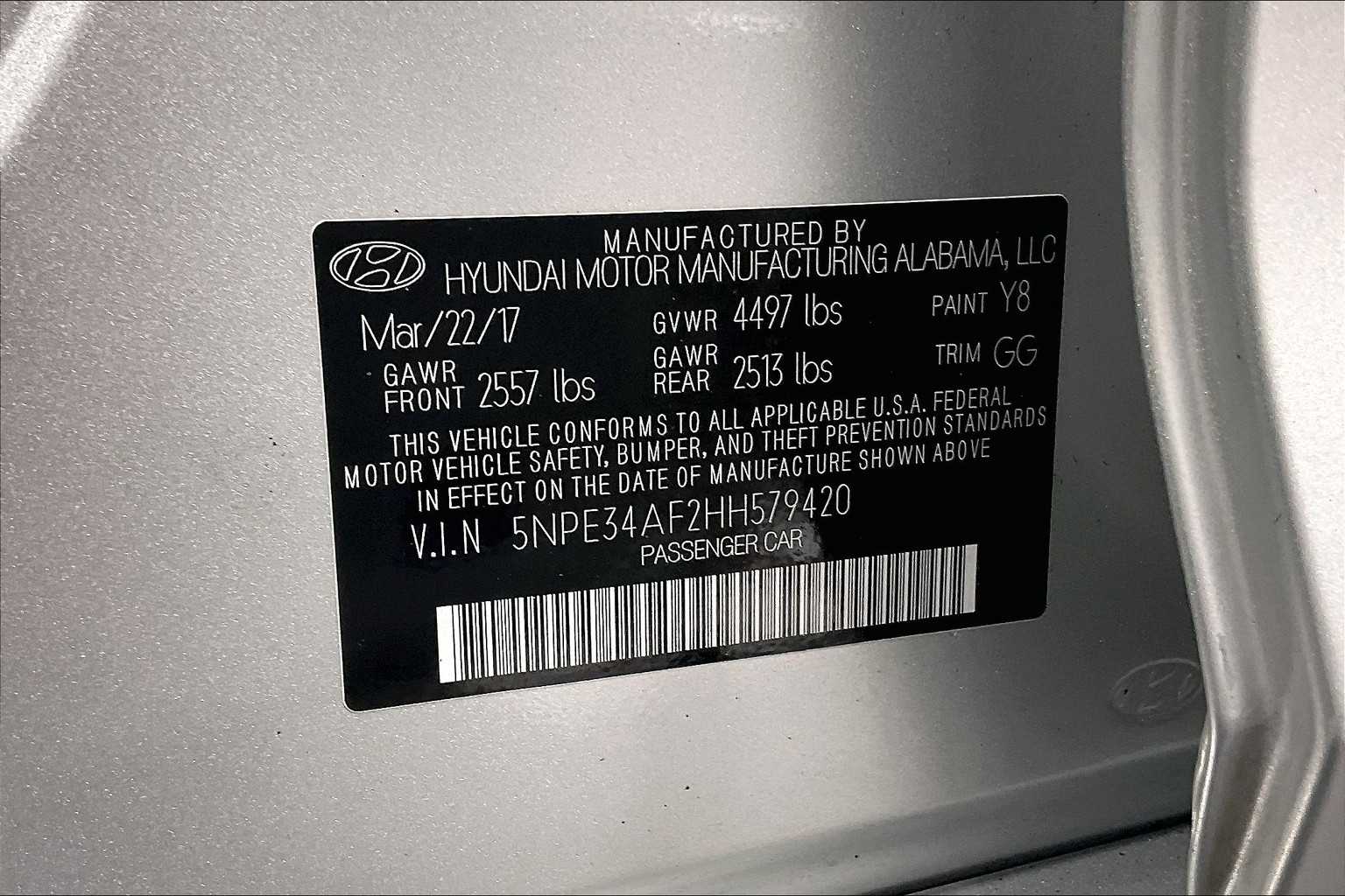 2017 Hyundai Sonata Sport - Photo 36