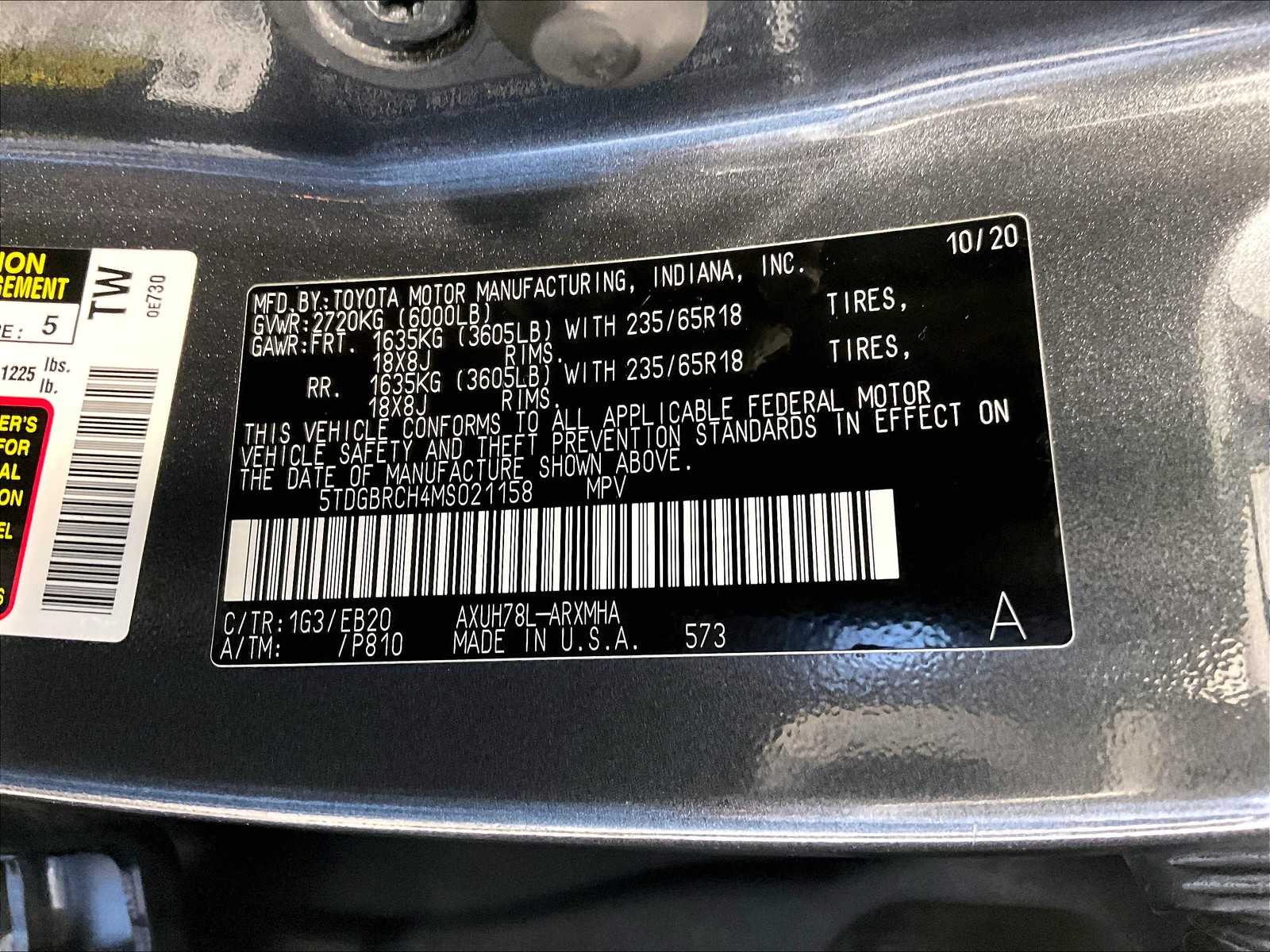 2021 Toyota Highlander Hybrid XLE - Photo 36