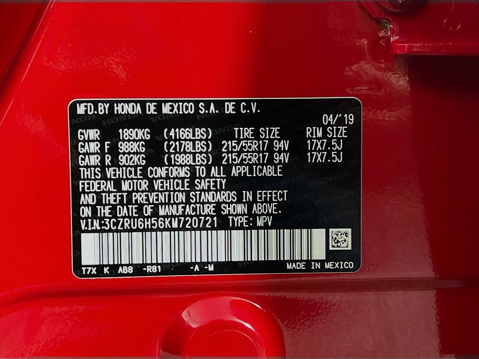 2019 Honda HR-V EX - Photo 32