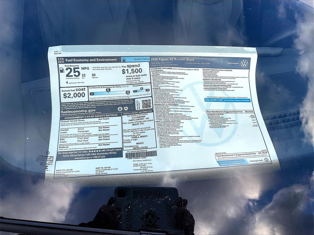 2026 Volkswagen Tiguan 2.0T SE R-Line Black - Photo 17