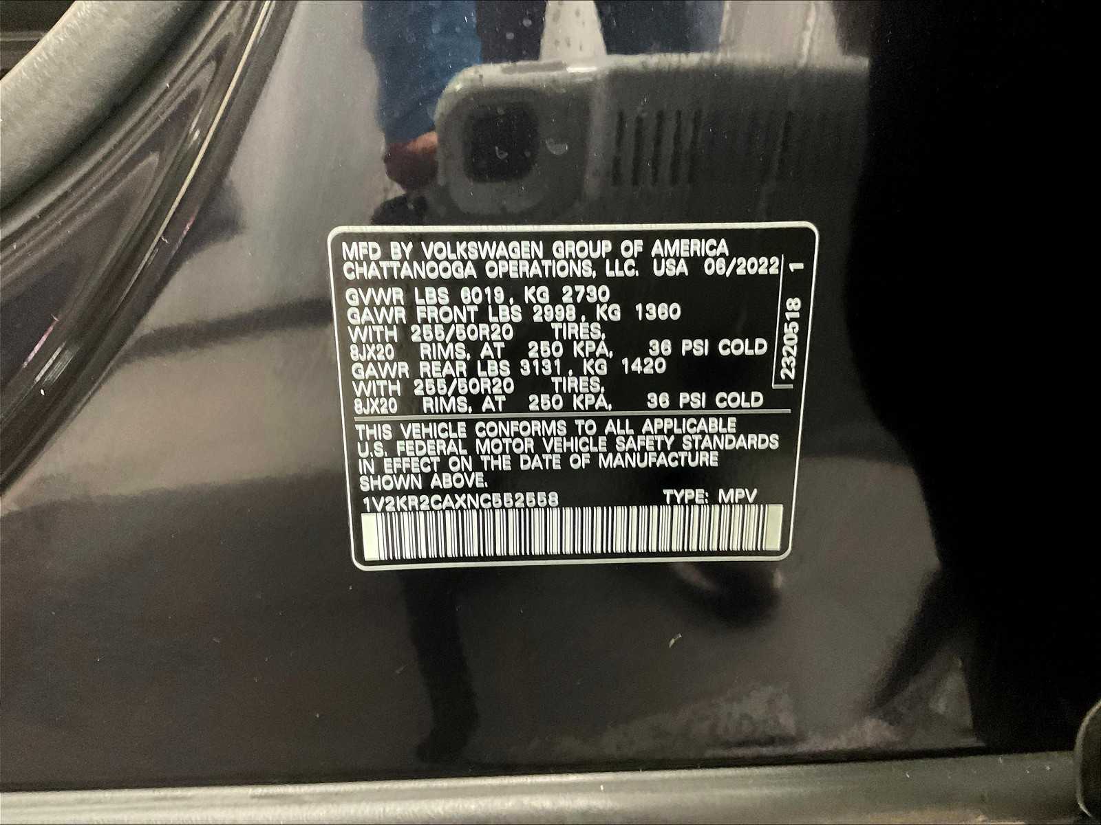 2022 Volkswagen Atlas 3.6L V6 SE w/Technology - Photo 37