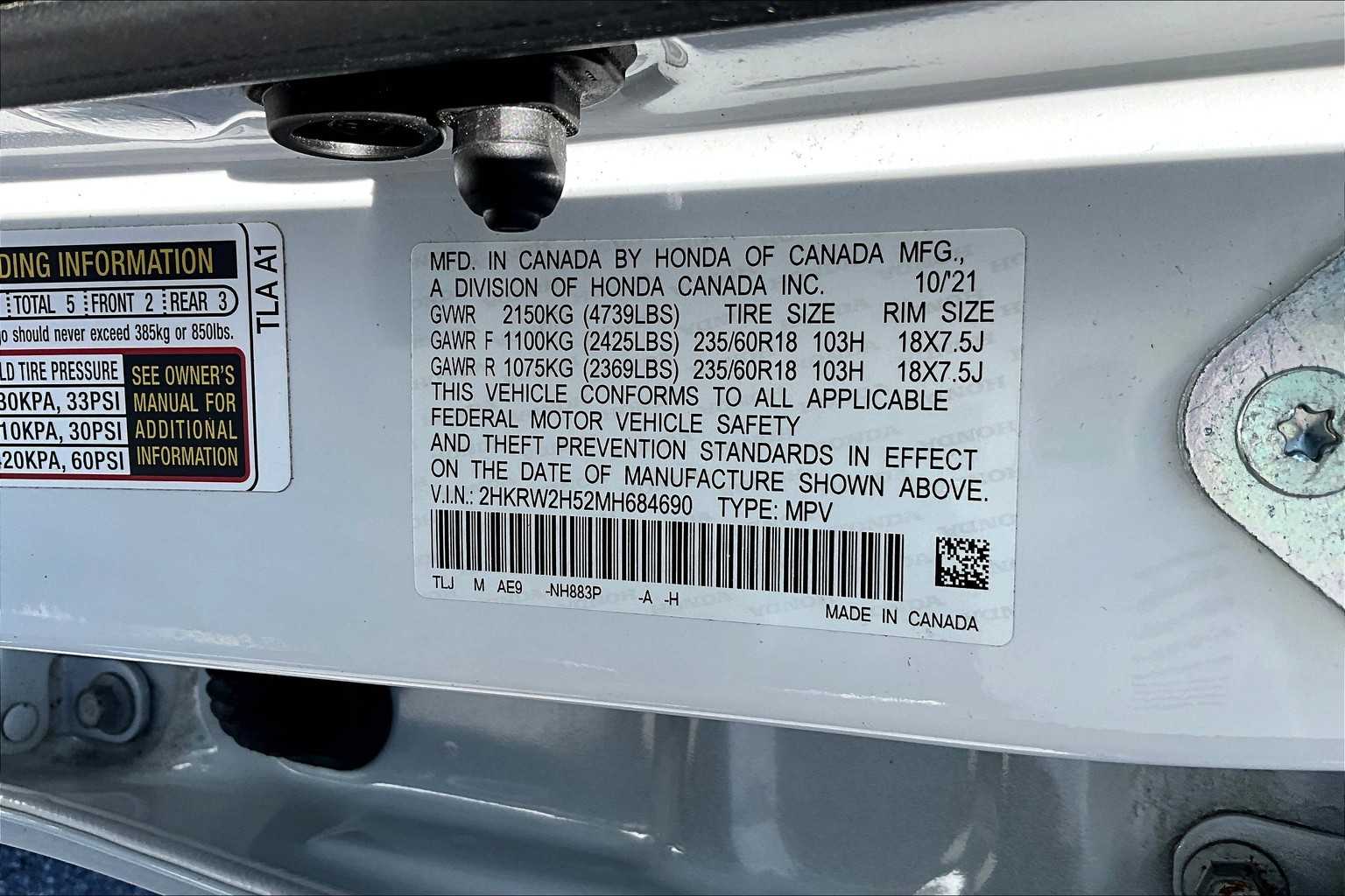 2021 Honda CR-V EX - Photo 35