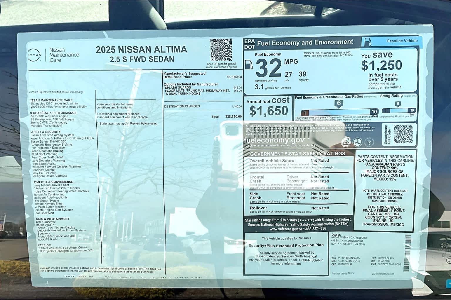 2025 Nissan Altima S - Photo 18