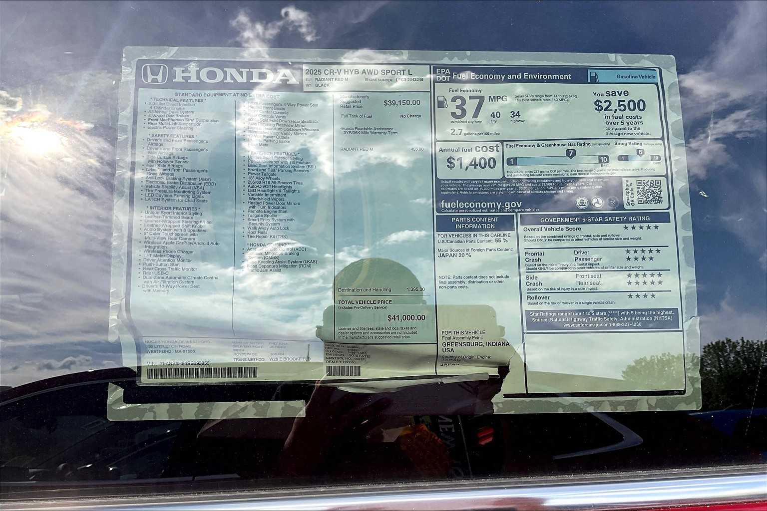 2025 Honda CR-V Hybrid Sport-L - Photo 17