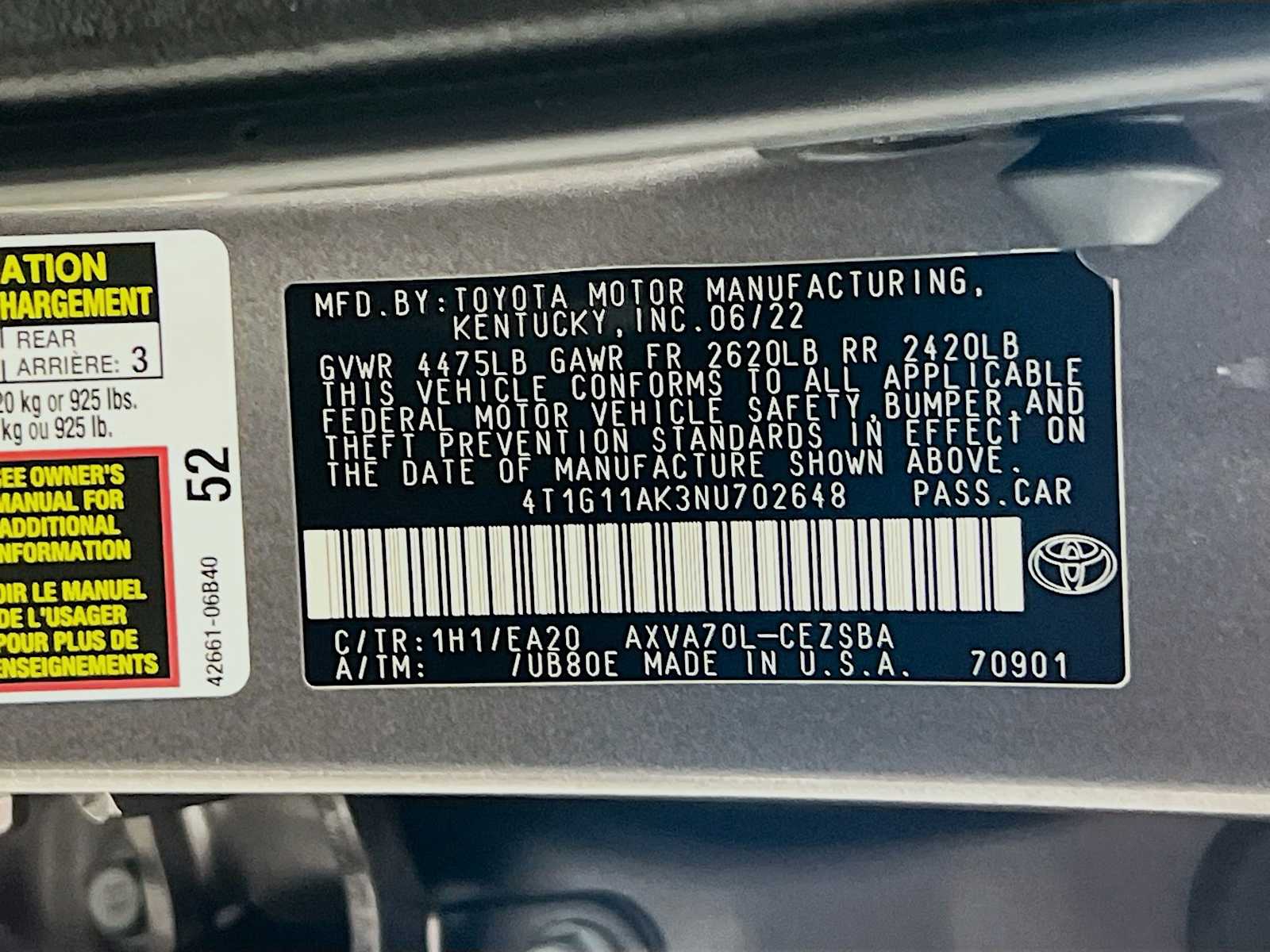 2022 Toyota Camry SE - Photo 31