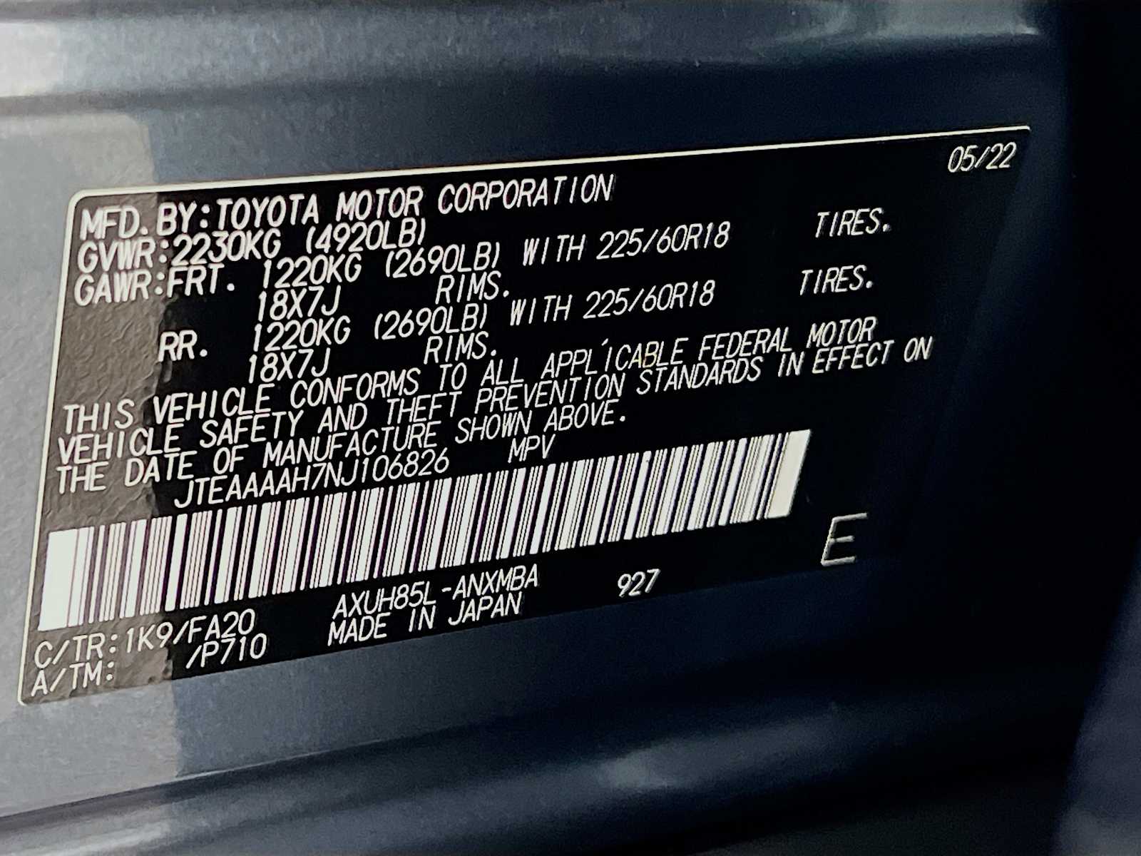 2022 Toyota Venza LE - Photo 30