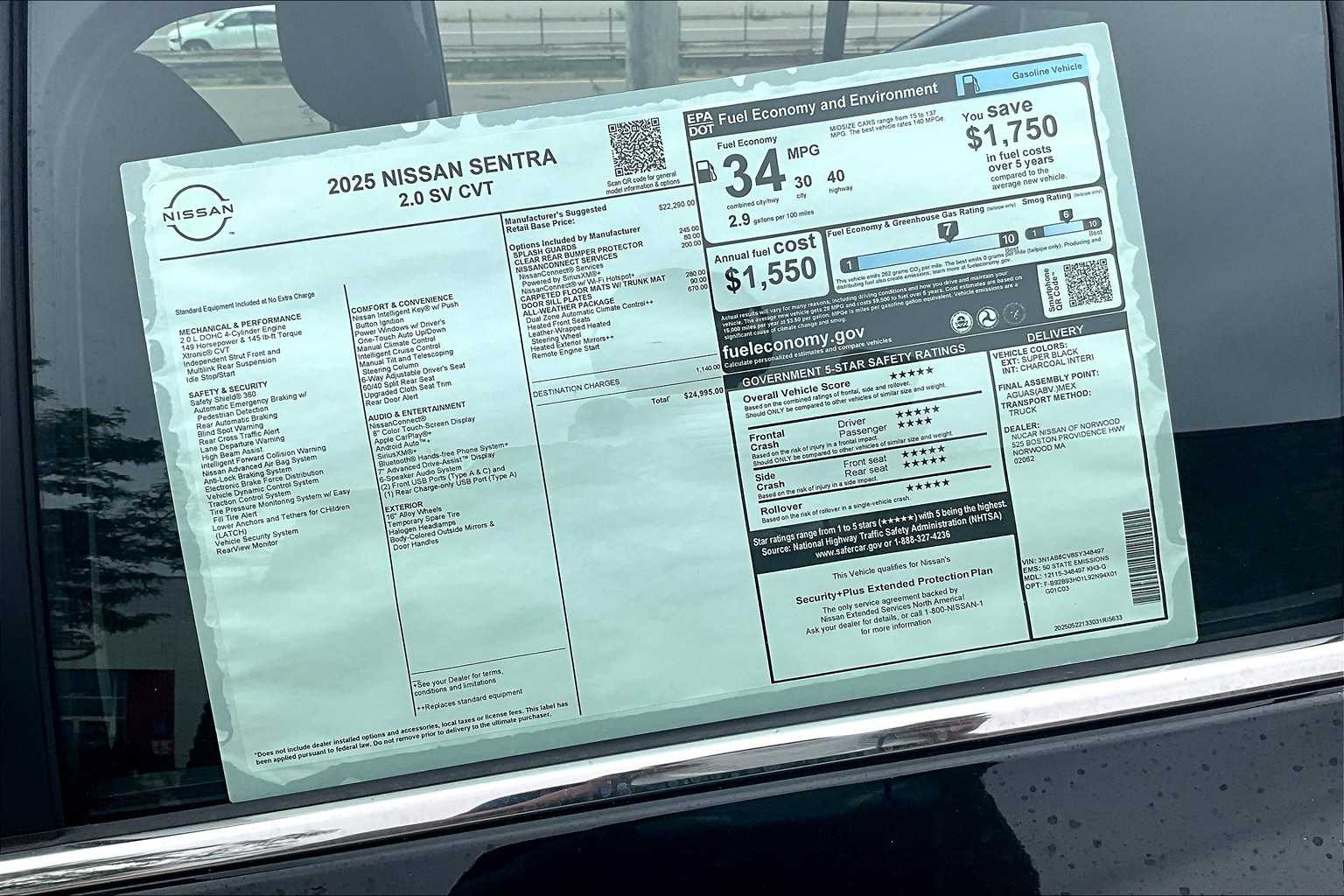 2025 Nissan Sentra SV - Photo 16