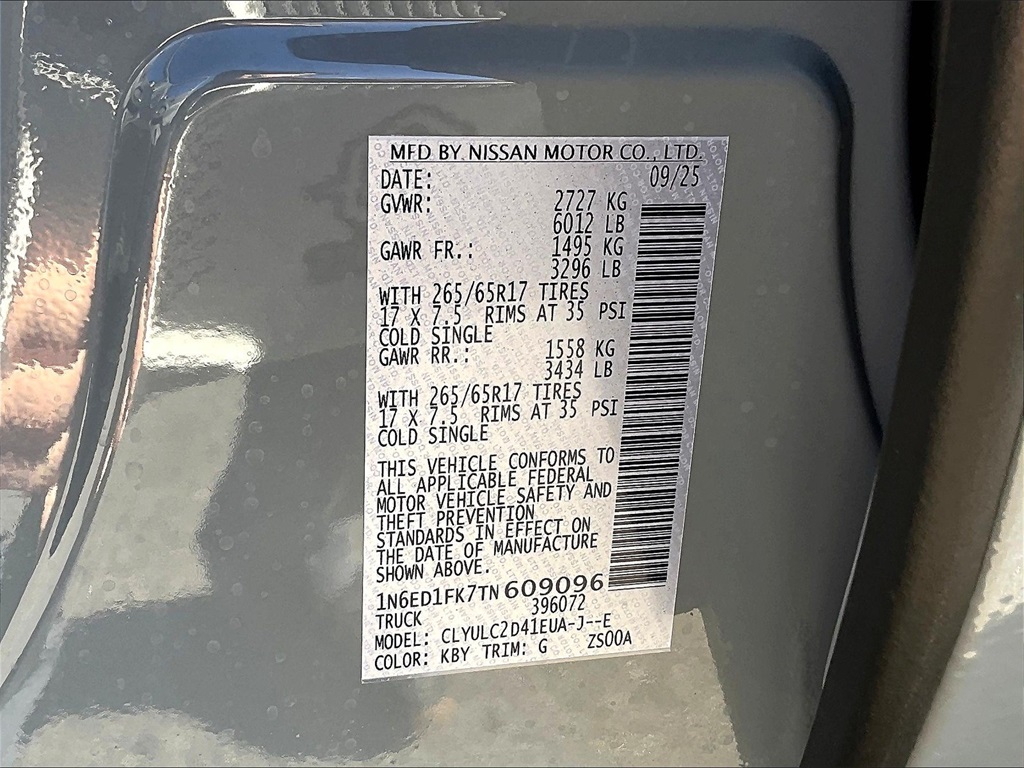 2026 Nissan Frontier SV - Photo 16