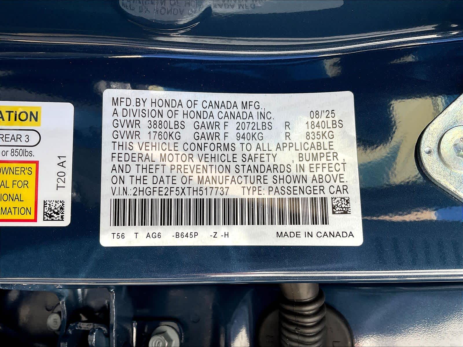 2026 Honda Civic Sport - Photo 17