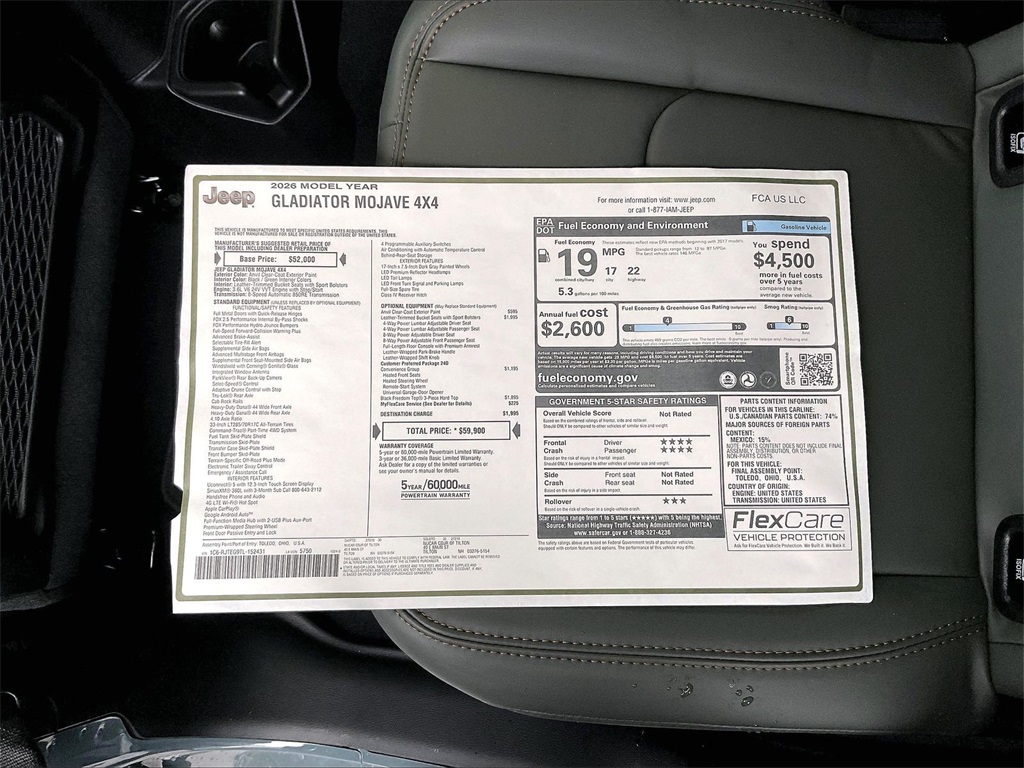 2026 Jeep Gladiator Mojave - Photo 16