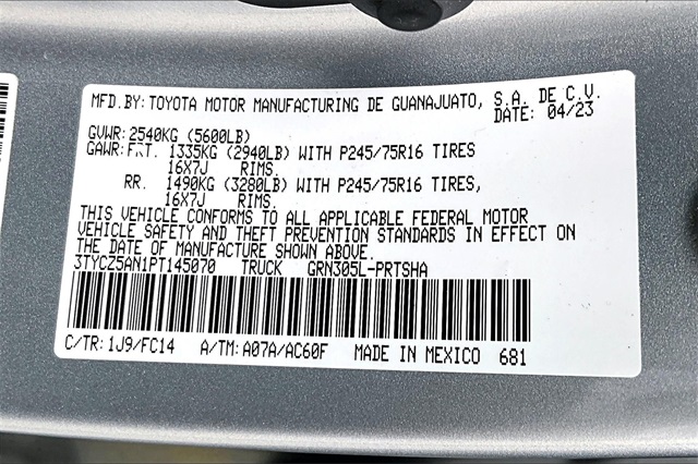 2023 Toyota Tacoma SR5 - Photo 34