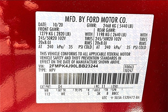 2020 Ford Edge ST Line - Photo 35