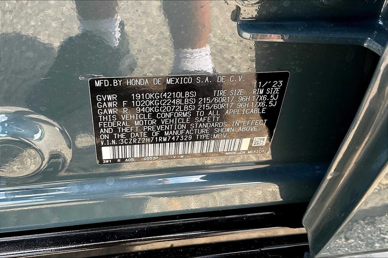 2024 Honda HR-V EX-L - Photo 48