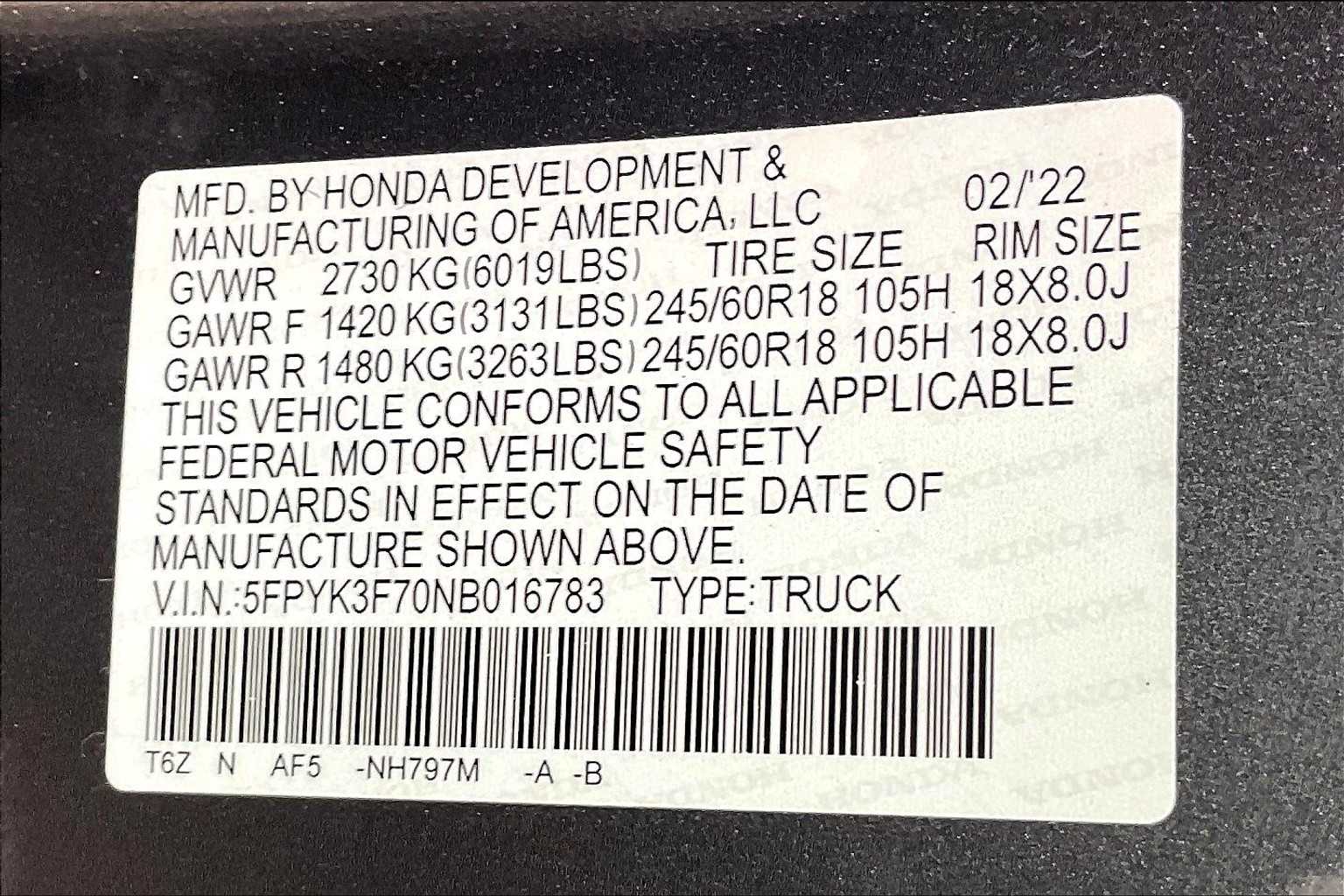 2022 Honda Ridgeline RTL-E - Photo 34