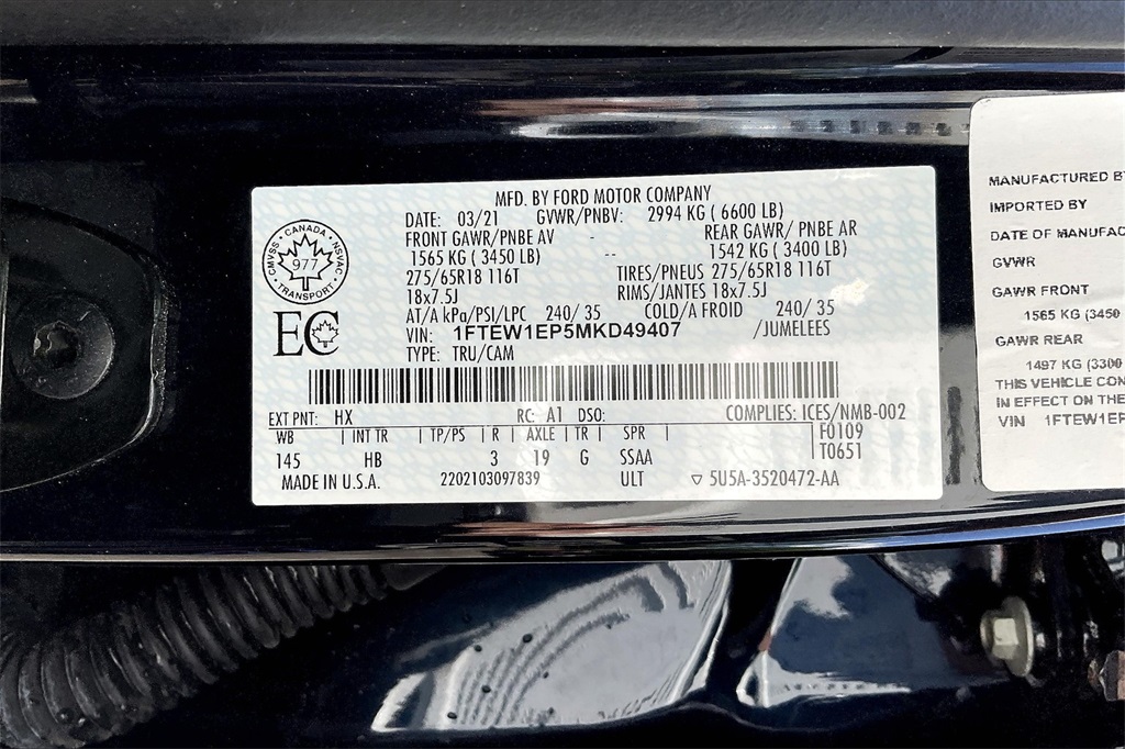 2021 Ford F-150 Lariat - Photo 33