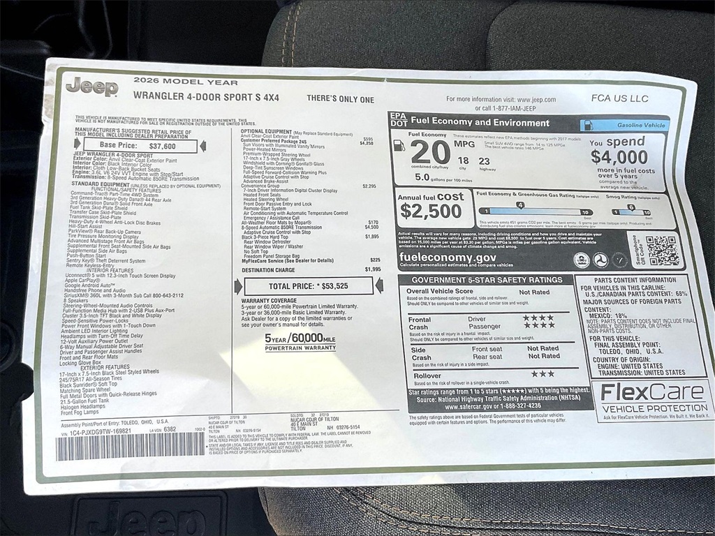 2026 Jeep Wrangler Sport S - Photo 17