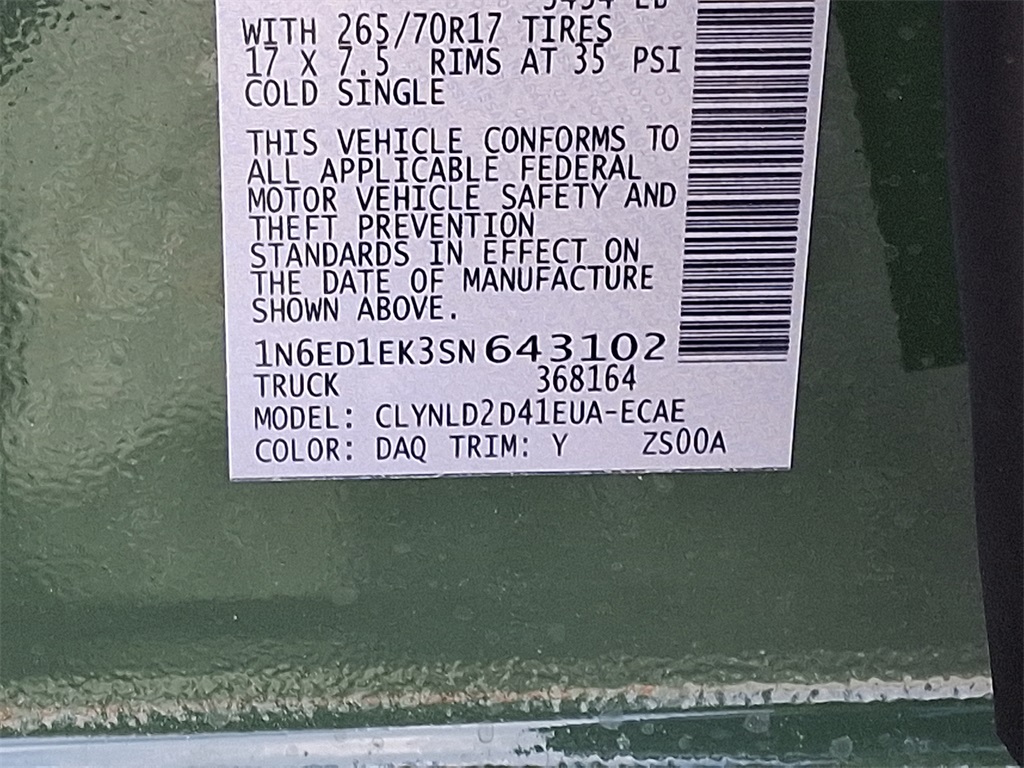 2025 Nissan Frontier PRO-4X - Photo 19
