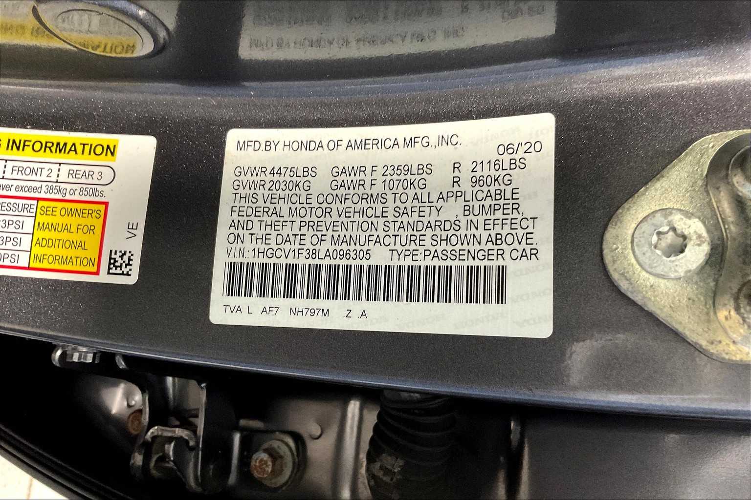 2020 Honda Accord Sport - Photo 35