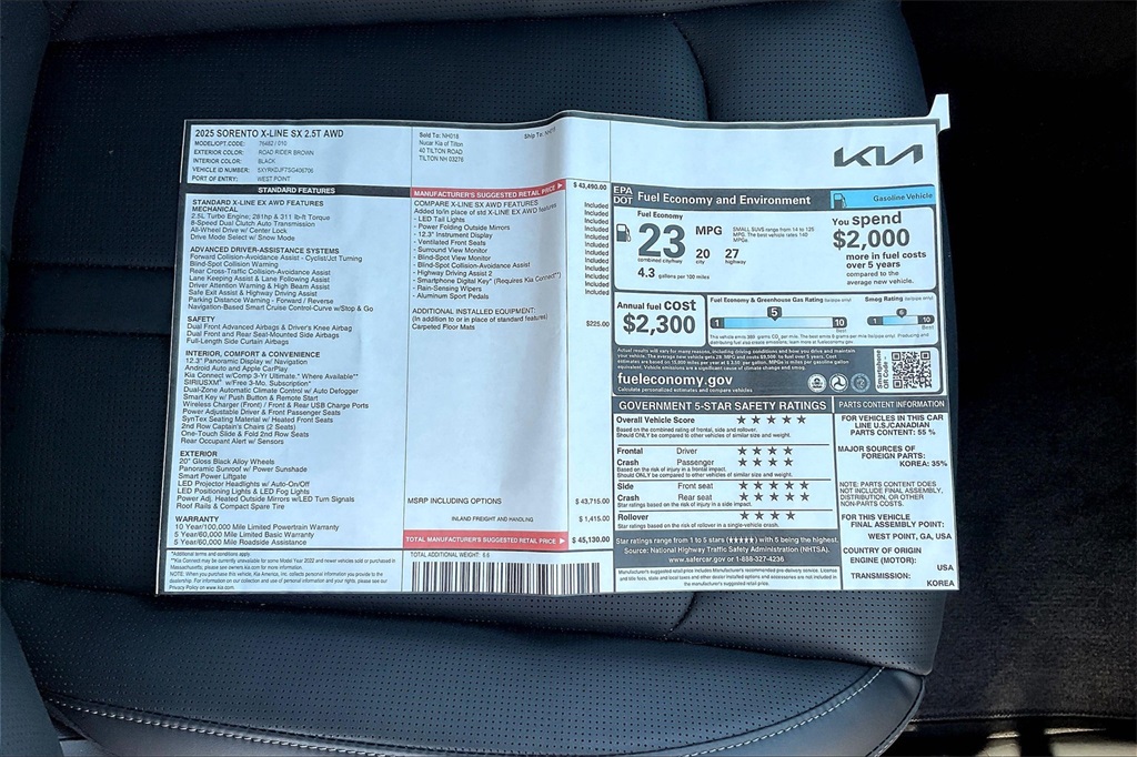 2025 Kia Sorento X-Line SX - Photo 17