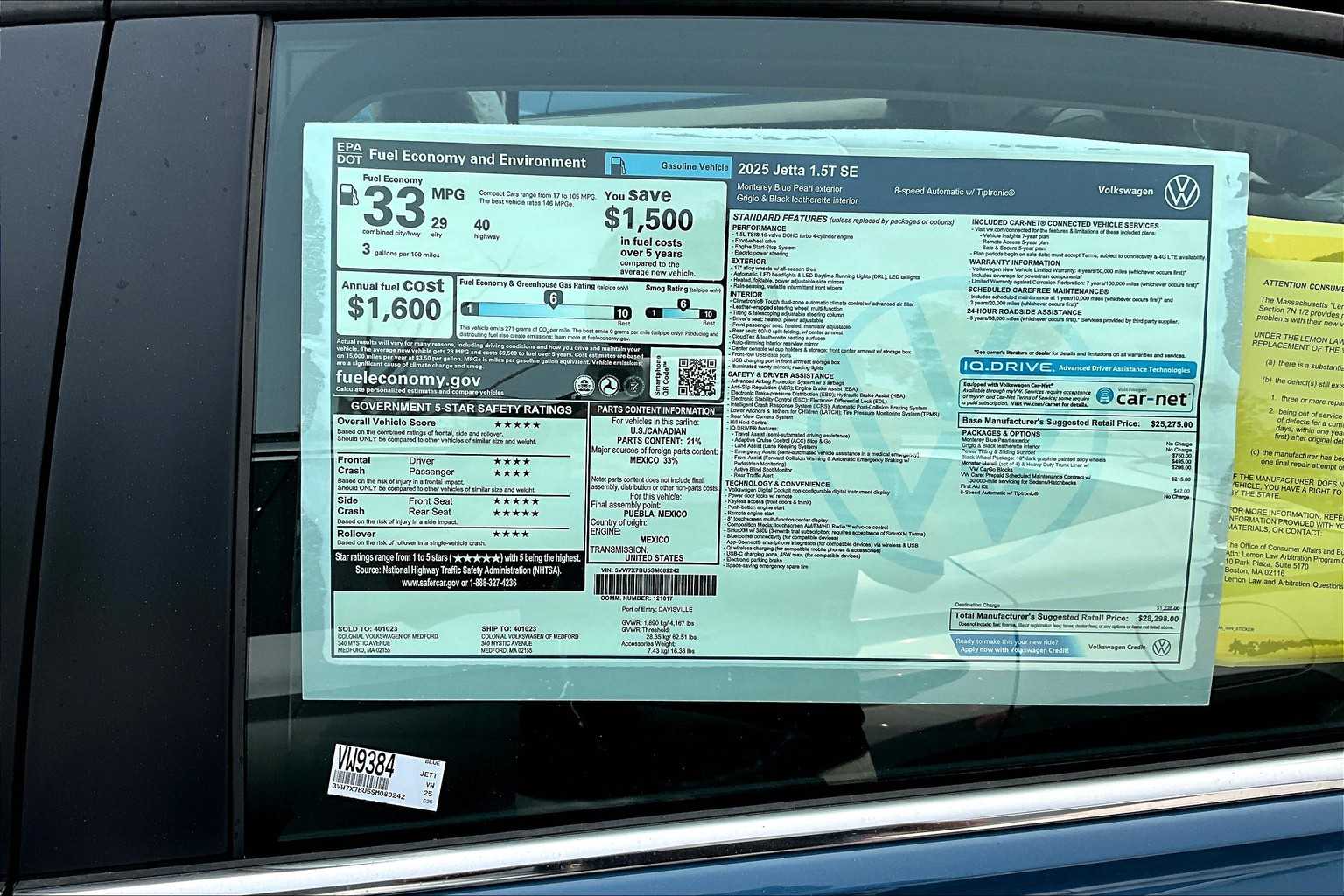 2025 Volkswagen Jetta SE - Photo 17