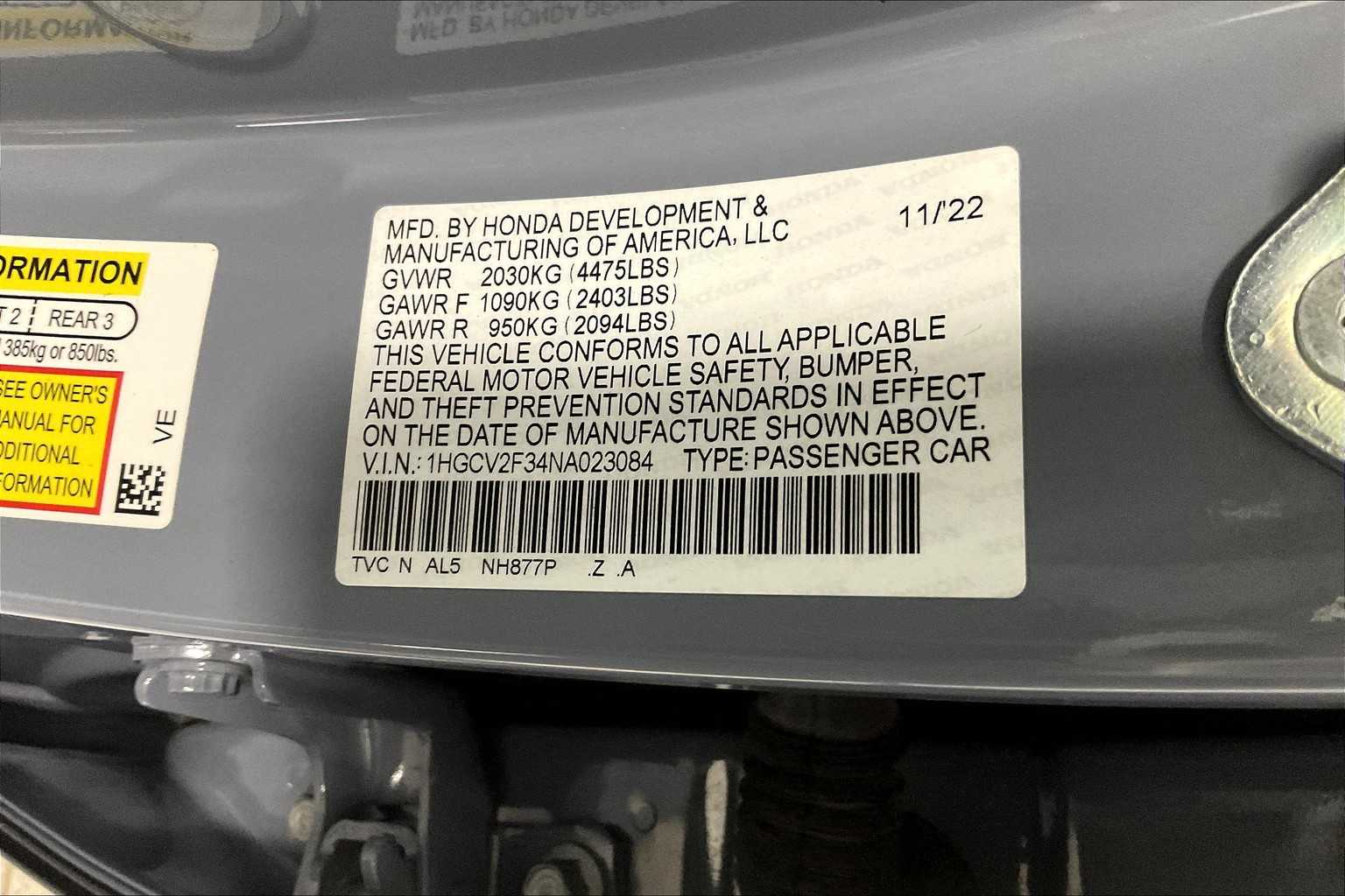 2022 Honda Accord Sport - Photo 35